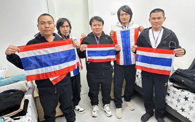 Read more about the article Five Thai hostages freed by Hamas yesterday are in ‘fair’ health — hospital director