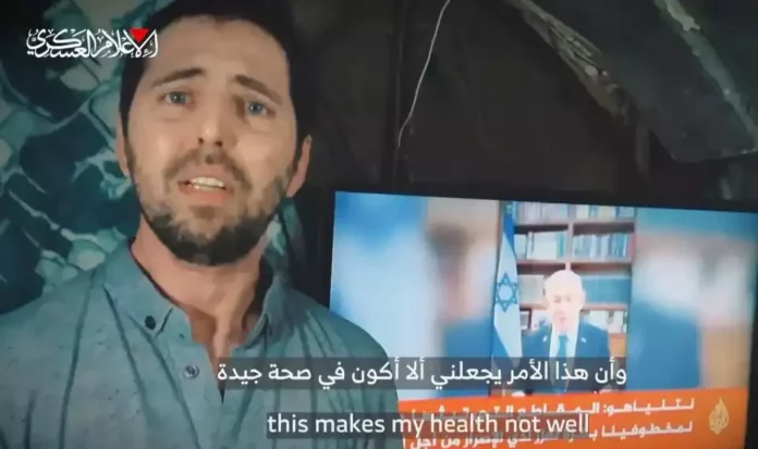 Read more about the article Hamas Hostage Cries, Begs, Sinks To His Knees As He Pleas: Get Me Out Of Here
