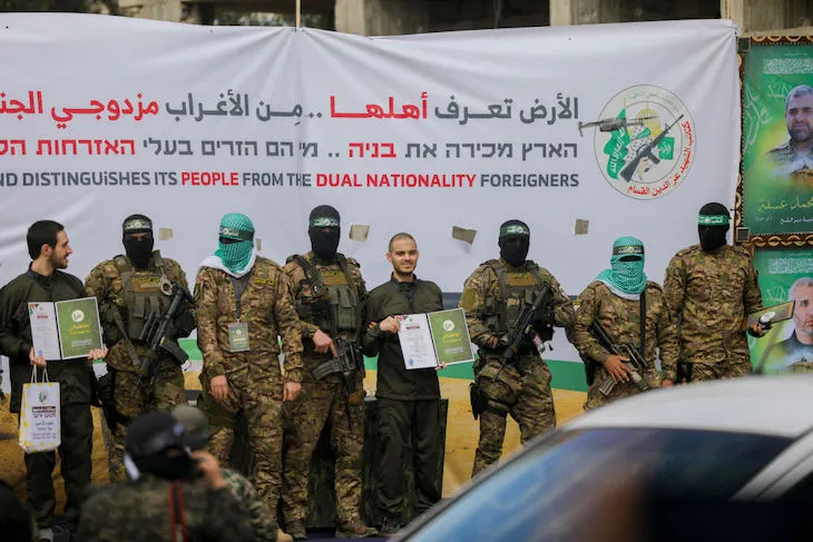 Read more about the article Hamas’s hostage shows evoke a haunting comparison