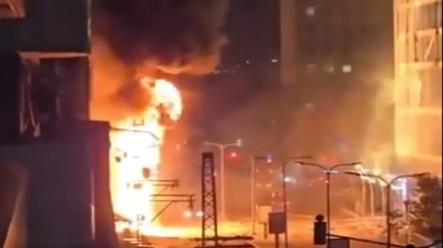 Read more about the article Old Video Shows Aftermath of Hezbollah Missile Strike on Israel, Not Iranian
